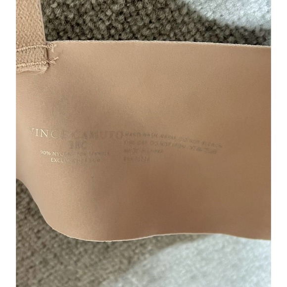 Vince Camuto Lightly Padded Adjustable Strap Underwire Bra Womens 38C Beige Nude - Picture 3 of 8